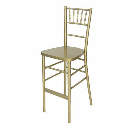 ATLAS COMMERCIAL PRODUCTS Chiavari Bar Stool, Gold CBS4GD